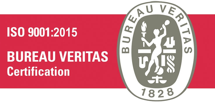 Certificado ISO Bureau Veritas 9001:2015